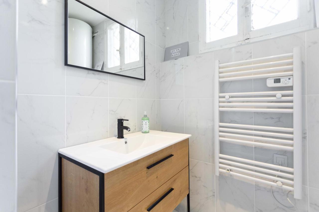 Studio Deco Blancarde 2-3 Pers Terrasse Parking Clim Marseille Bagian luar foto