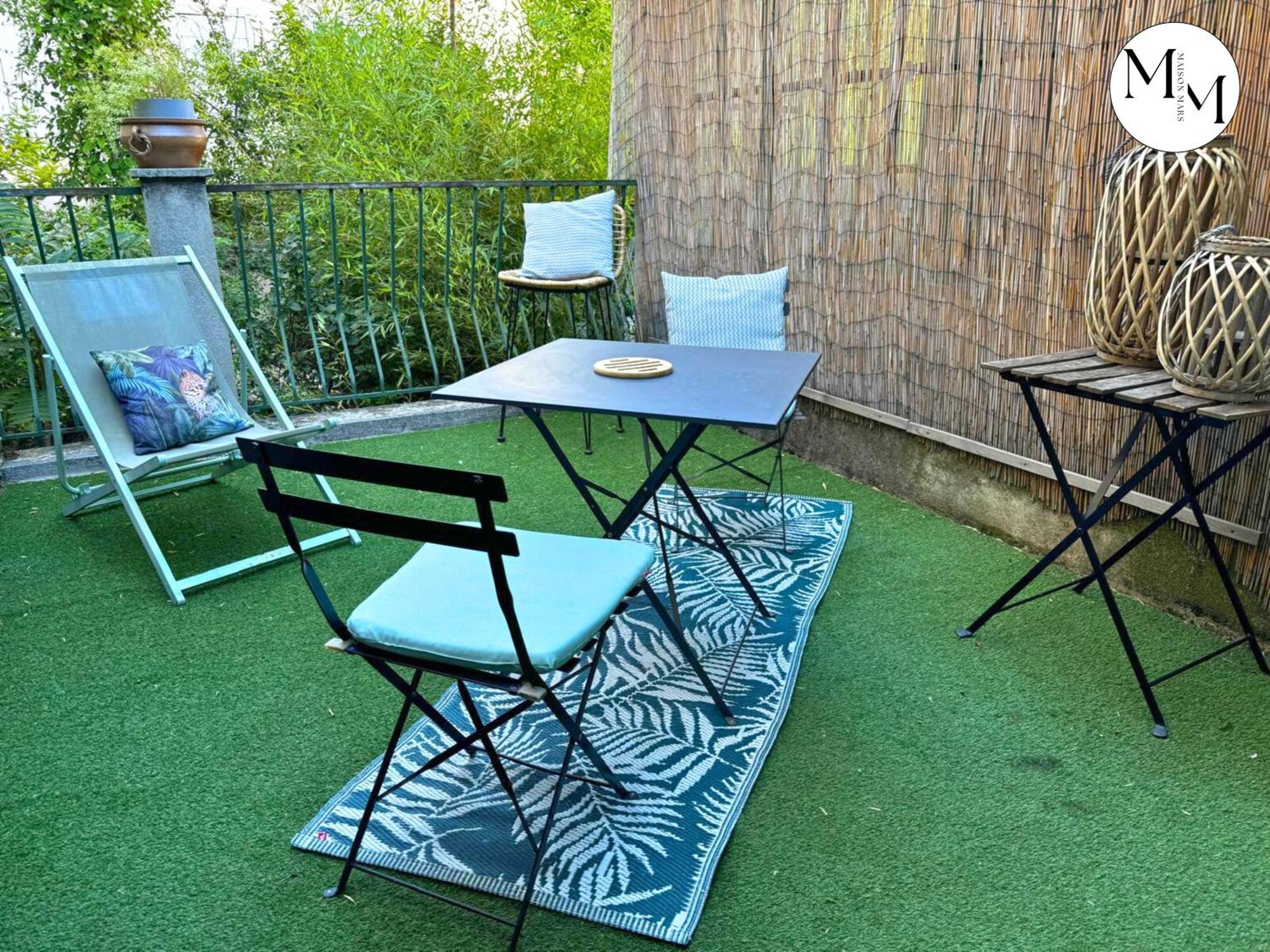Studio Deco Blancarde 2-3 Pers Terrasse Parking Clim Marseille Bagian luar foto